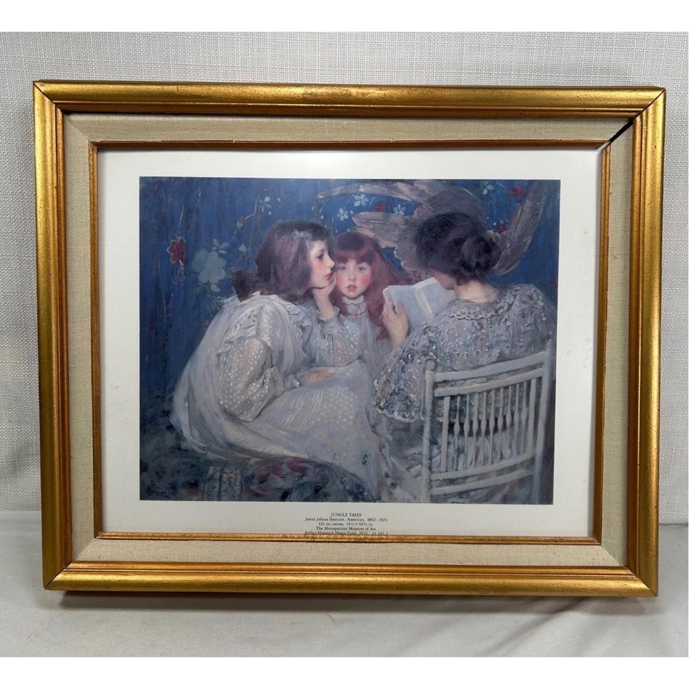 James Jebusa Shannon Jungle Tales Framed Art Print Metropolitan Museum of Art